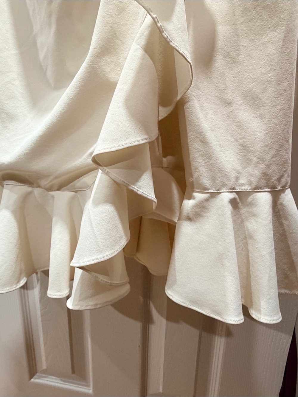 Zenni Ruffle Sleeveless Wrap Dress - Picture 11 of 14